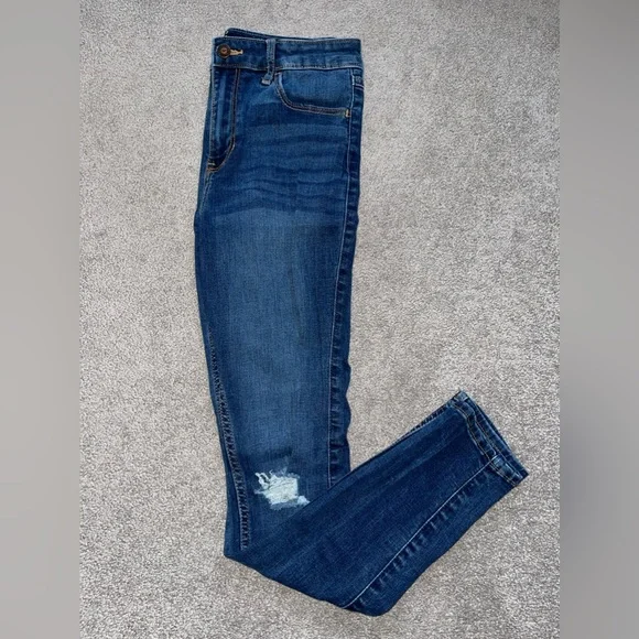 Hollister Dark Wash High Rise Super Skinny Jeans - Picture 1 of 4